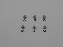 Load image into Gallery viewer, M5 x 6mm Button Head Screw Stainless Steel A4 (Grease Channel Screw with O-Ring)(Pack of 6)