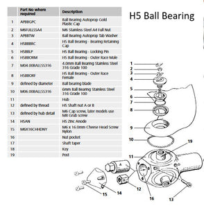 H5 Ball Bearing Kit