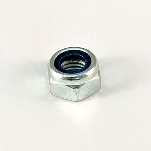 M10NYLOCTS10ZP - M10 Nyloc Nut, Grade 10, Zinc Plated
