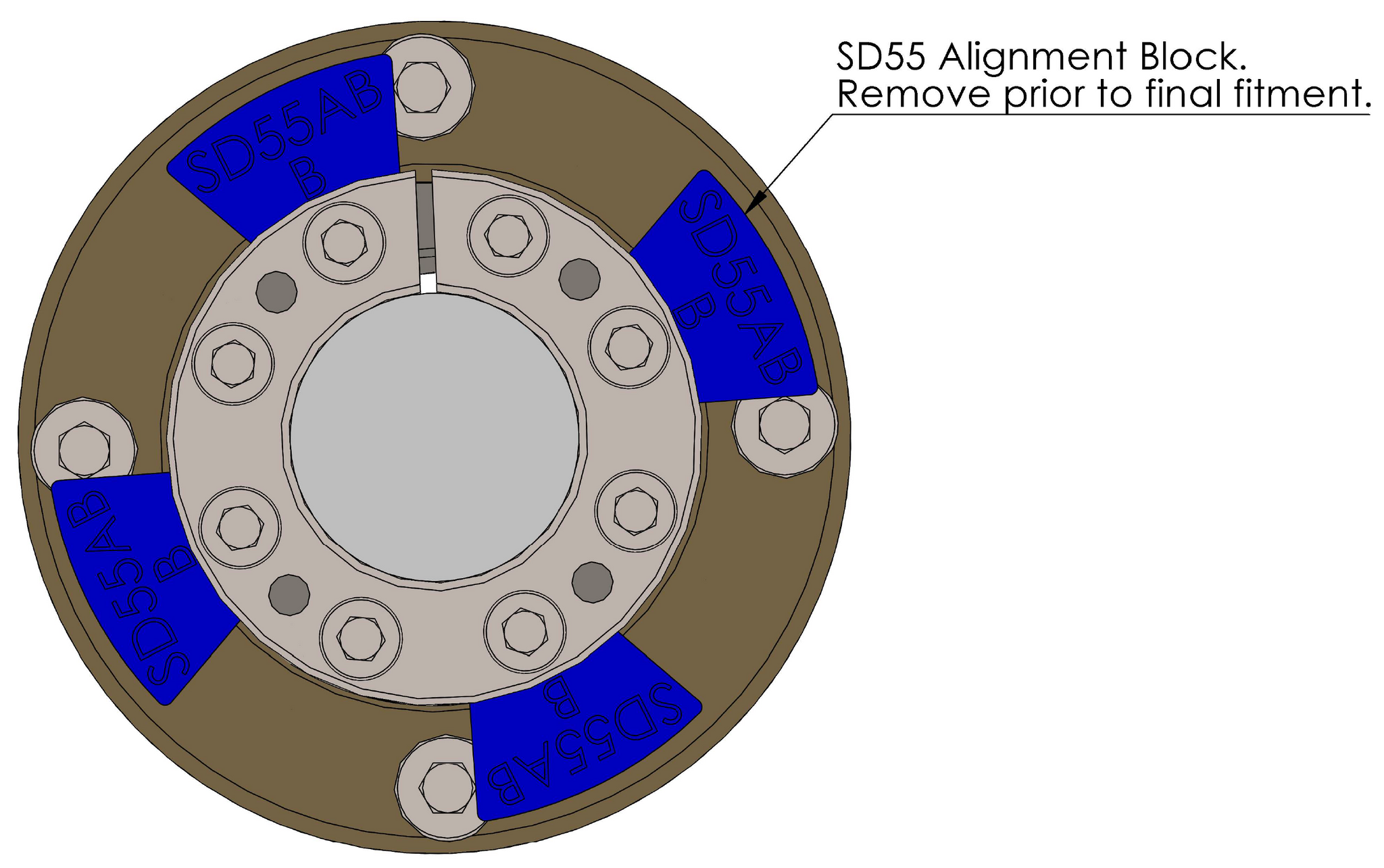 Spring Loaded Alignment Block SD55AB - SigmaDrive Alignment Block for SD55 – Bruntons Propellers Limited
